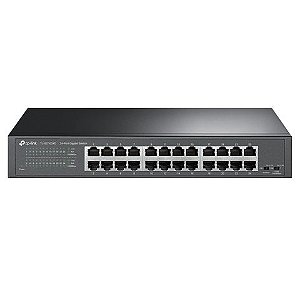Switch Tp-Link TL-SG1024D 24 Portas 10/100/1000 Mbps Montável Mesa ou Rack - 138505 - TL-SG1024D LOCAL