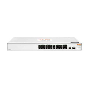 Switch HPE Aruba JL812A 24 Portas Gigabit 10/100/1000 Mbps + 2P SFP 1830-24G - JL812A