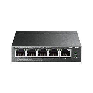 Switch PoE+ Tp-Link TL-SG1005LP 5 Portas 10/100/1000 Mbps - TL-SG1005LP