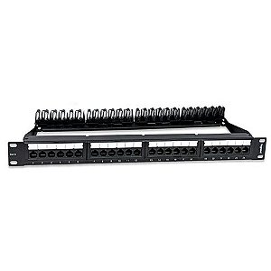 Patch Panel 24 Portas 19 Polegadas Cat.5E Linkeo Legrand - 632840 - 632840