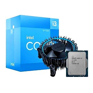 Processador Intel Core-I3 12100F 3.3Ghz LGA-1700-G12 5MB Cache - BX8071512100F - BX8071512100F
