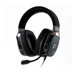 Fone de Ouvido Gamer Headset 7.1 Orion Goldentec Get Preto Conexão USB com Microfone - 60472 - GT ORION 60472
