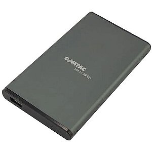 Gaveta Externa Case para HD Sata 2,5 3.0 Metálico Black Comtac 24119389 - Vendido Unitário - 24119389