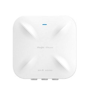 Access Point Externo Direcional WI-FI 6 AX6000 Ruijie | Reyee RG-RAP6260(H)-D Dual-Band 1 Porta 2.5GE PoE +1 Porta SFP Sem Fonte - RG-RAP6260(H)-D
