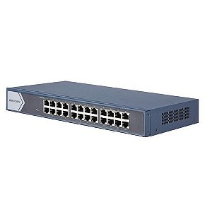 Switch Hikvision DS-3E0524-E(B) 24 Portas 10/100/1000 Gigabit - DS-3E0524-E(B)