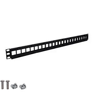 Patch Panel 24 Portas 1U 19 Polegadas Cinza Legrand - 905803CZ - Descarregado - 905803CZ