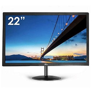 Monitor Gamer Duex Tela 22 LED 60hz 5ms HD Preto 1x HDMI 1x VGA - VX220X - VX220X