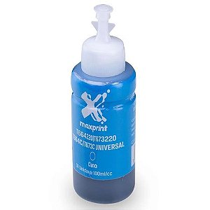 Tinta para Cartucho Epson T664-673 Cyan 100ml Maxprint - 61000017 - Vendido Unitário - 61000017