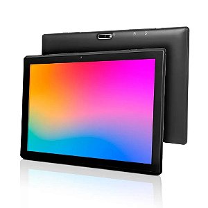Tablet 10 Polegadas Goldentec Tab10 32GB Android 12 Quad-Core 3G e Wi-Fi Preto - 51020 - 51020