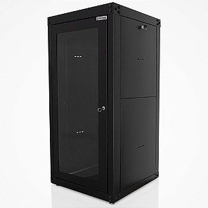 Rack para Servidor Piso 28U 1070mm 19POL Preto Porta Acrílico GForce 455 - Desmontado - 455