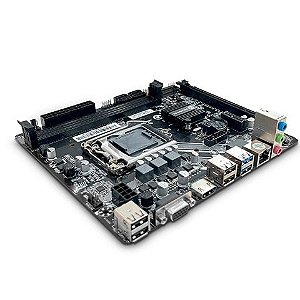 Placa Mãe Goldentec GT H81 M2 Bulk Box para Intel LGA 1150 Memória DDR3 Som Video e Rede - Embalagem Individual sem Caixa - 55909