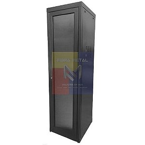 Rack para Servidor Piso 44U 1100mm 19POL Preto Fibra Metal - RP44X1100MM - RP44X1100MM