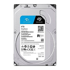 Hard Disk CFTV 6.0 TB Sata 6 Gb/s Seagate Skyhawk 5400 RPM - ST6000VX009 - ST6000VX009