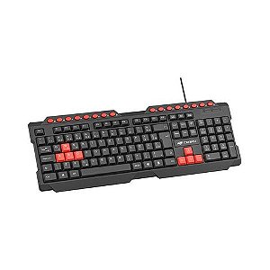 Teclado USB Gamer C3Tech Multimídia KG-10V2BK Preto - KG-10V2BK