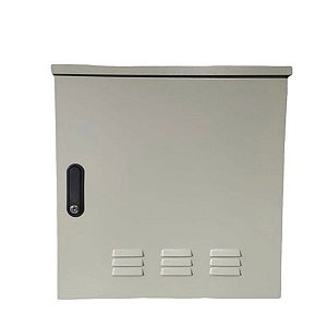 Rack Outdoor Aço 12U 12x500mm Bege Fibra Metal - RO12500 - RO12500