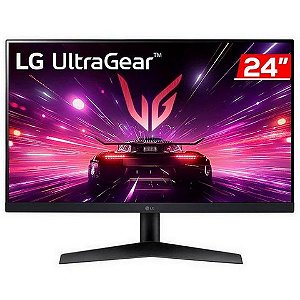 Monitor Gamer LG UltraGear Tela 24 LED IPS 180Hz 1ms Full HD Preto 1x DisplayPort 1x HDMI - 24GS60F-B.AWZM - 24GS60F-B.AWZM