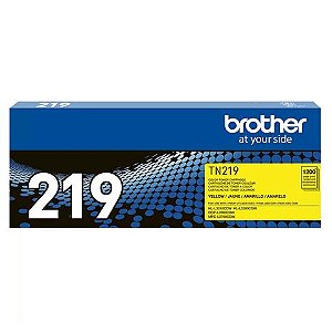 Toner Brother Amarelo Original - TN219YBR - 1.200 Páginas para HLL3240CDW, HLL3280CDW, DCPL3560CDW, MFCL3760CDW - TN219YBR