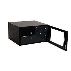 Mini-Rack Parede 3U x 370mm 19 Polegadas Cinza Cemar Legrand - 905689CZ - A2347/PT