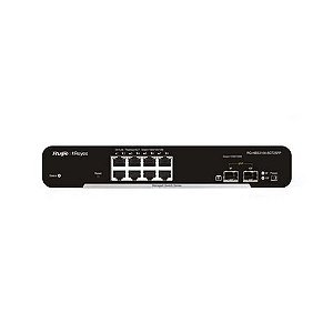 Switch Gerenciável L2 Ruijie | Reyee RG-NBS3100-8GT2SFP 8 Portas Gigabit +2 SFP - RG-NBS3100-8GT2SFP