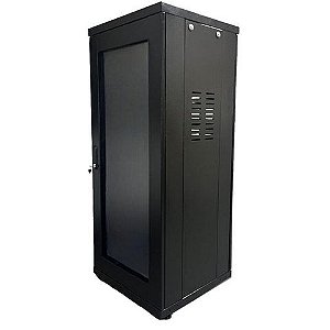 Rack para Servidor Piso 44U 670mm 19POL Preto - Produto Entregue Desmontado na Caixa - Fibra Metal - RP44670 DESM - RP44670 DESM.