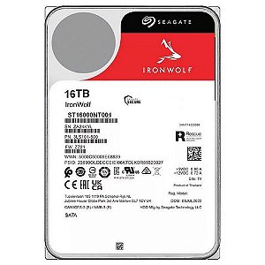 Hard Disk CFTV 16 TB Sata 6 Gb/s Seagate SkyHawk 7200 RPM - ST16000NT001 - ST16000NT001