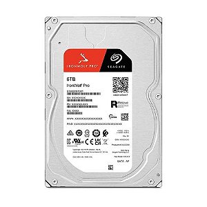 Hard Disk Servidor 6.0 TB Sata 6 Gb/s Seagate Ironwolf Nas 7200 RPM - ST6000NT001 - ST6000NT001