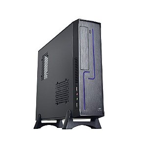 Gabinete C3Tech DT-120BK Slim 1 Baia Preto com Fonte SFX 200W - DT-120BK