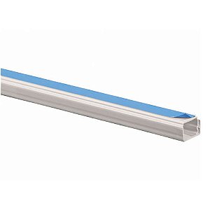 Canaleta Fechada Enerbras Barra 2 Metros 10x10mm Branco com Fita Dupla Face - 360/2-EF- Vendido Unitário - 360/2-EF