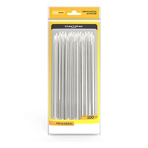 Abraçadeira Plástica Enerbras 2,5 x 200mm Branco A25-E200 - Pacote com 100 Unidades - A25-E200 - PACOTE COM 100 UNIDADES