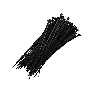 Abraçadeira Plástica Enerbras 4,5 x 200mm Preto A45-E200P - Pacote com 100 Unidades - A45-E200P