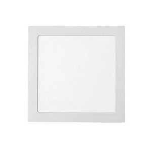 Luminária Plafon 24W LED 6500K Quadrado 280x280mm de Embutir Bivolt Elgin - 48D24WEQB000 - 48D24WEQB000