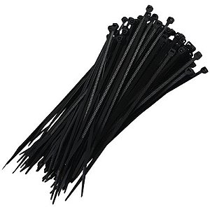 Abraçadeira Plástica Enerbras 7,5 x 370mm Preto A75-E370P - Pacote com 50 Unidades - A75-E370P - PACOTE COM 50 UNIDADES