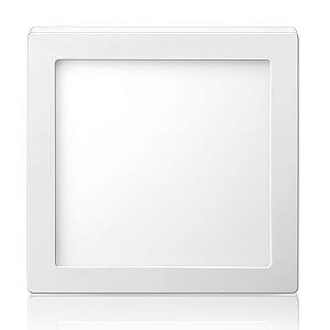 Luminária Plafon 18W LED 6500K Quadrado de Sobrepor Bivolt Elgin - 48D18WSQB000 - 48D18WSQB000