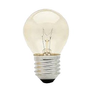 Lâmpada Bolinha 15 Watts E27 127 Volts BG-45 Clara Brasfort - 8481 - Vendido Unitário - 8481
