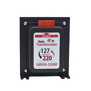 Auto Transformador Ipec 5000 VA Bivolt Acompanha cabo 20A - MT5000 - MT5000
