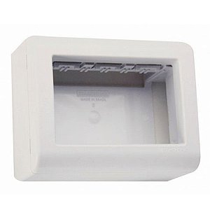 Caixa Sobrepor Padrão + Tampa para 3 Módulos Tramontina LizFlex - 57303/003 - 57303/003