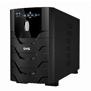No-Break SMS Power Vision 3.0 KVA Entrada Bivolt e Saída 115V - 27747 - com Conexão para Bateria Externa - 27747