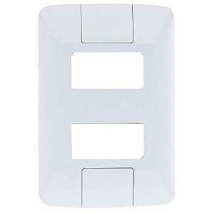 Espelho 4x2 para 2 Módulos Afastados Aria BrancoTramontina - 57106/006 - 57106/006