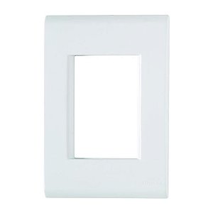 Espelho 4x2 para 3 Modulos + Suporte Tramontina Liz Branco - 57106/007 - 57106/007