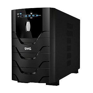 No-Break SMS Power Vision II NG 2.2 KVA Entrada Bivolt e Saída 115V 2 Baterias - 27745 - com Conexão para Bateria Externa - 27745