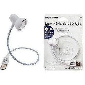 Luminária de Computador USB Led Brasfort - 7843 - 7843