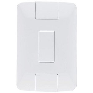 Interruptor 1 Paralelo 6A Tramontina Aria 57241/002 com Espelho 4x2 Branco - 57241/002