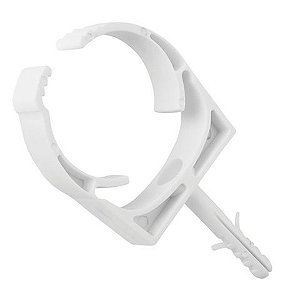 Abraçadeira para Eletroduto Tramontina Plastibox 3/4" Branco com Bucha 57257/008 - Unitário - 57257/008