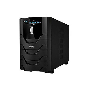 No-Break SMS Power Vision NG 2.2 KVA Entrada 220V e Saída 220V 2 Baterias - 27746 - com Conexão para Bateria Externa - 27746
