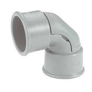 Cotovelo 90 Graus de 1" Cinza Plastibox Tramontina - 57256/003 - 57256/003