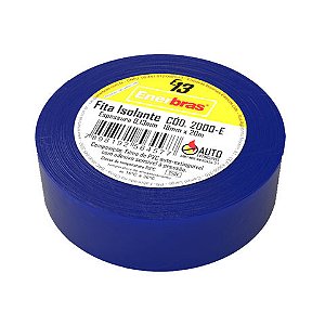 Fita Isolante Autoextinguível Enerbras 20 Metros Azul - Unitário - 2000 - 2000-EAZ - AZUL