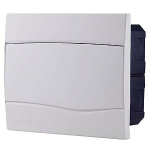Quadro de Distribuição Embutir 9 Din Branco Tramontina - 56300/052 - 56300/052