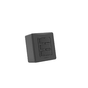 Caixa Sobrepor 3 Interruptores Simples 10A Enerbras - 308-ES/CPP - 308-ES/CPP