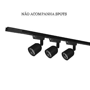 Trilho para Spot Preto T1 2 Metros Bivolt Elegance Avant - 251101006 / 251715870 - 251101006 / 251715870