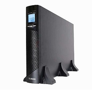 No-Break Senoidal On-Line de Dupla Conversão TS Shara Senno 3.0 KVA Entrada 220v e Saída 220v 6 Baterias - Formato Padrão Rack 19 polegadas 2U - 6804 - 6804